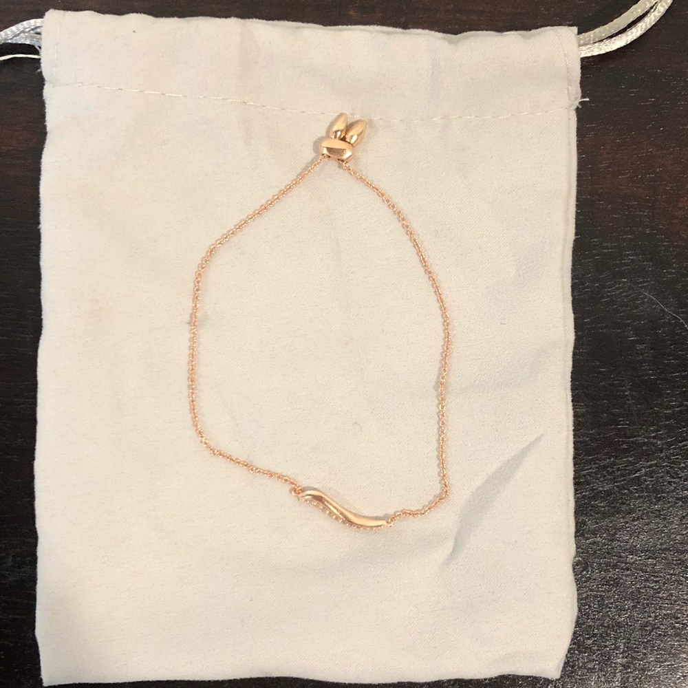 Kendra Scott Rose Gold Bracelet with Crystals